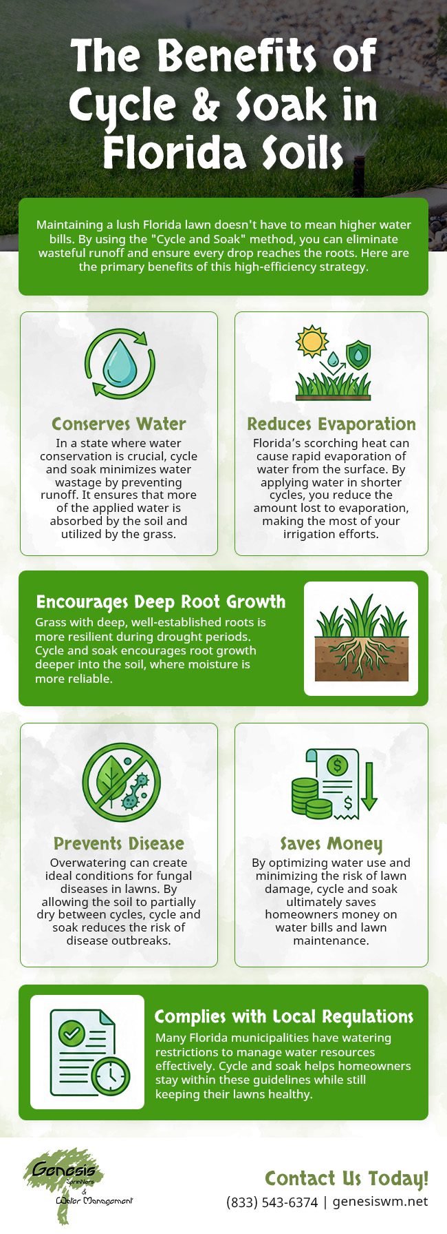 The Science and Benefits of Cycle and Soak Lawn Watering